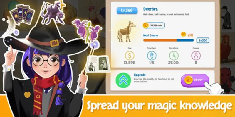 Idle Wizard School android App screenshot 4